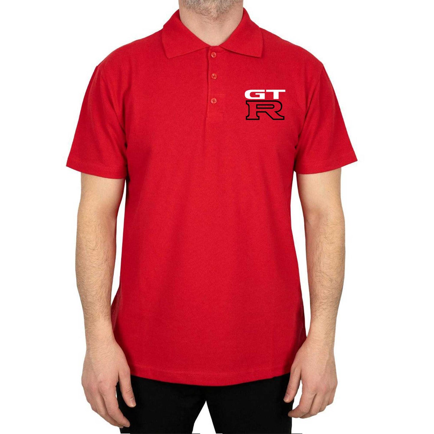 Nissan Gtr Logo Polo Yaka Renkli Tişört