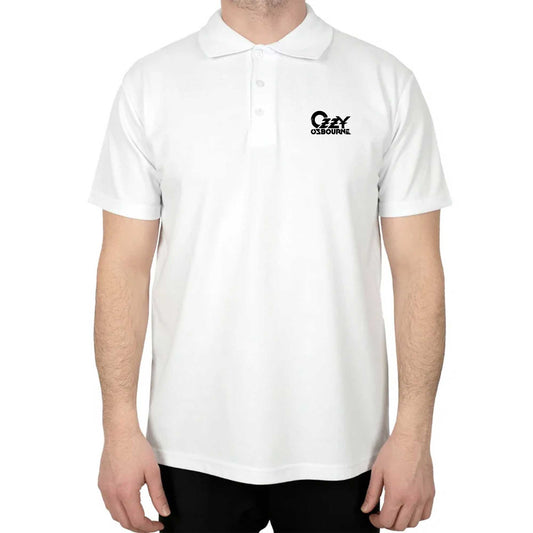Ozzy Osbourne Logo Polo Yaka Renkli Tişört