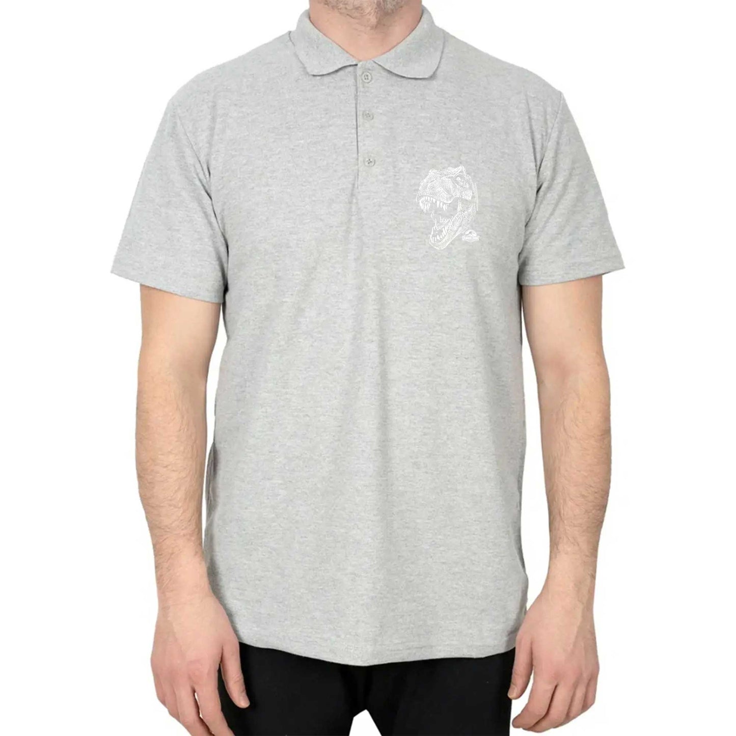 Jurassic Park Rex Polo Yaka Renkli Tişört
