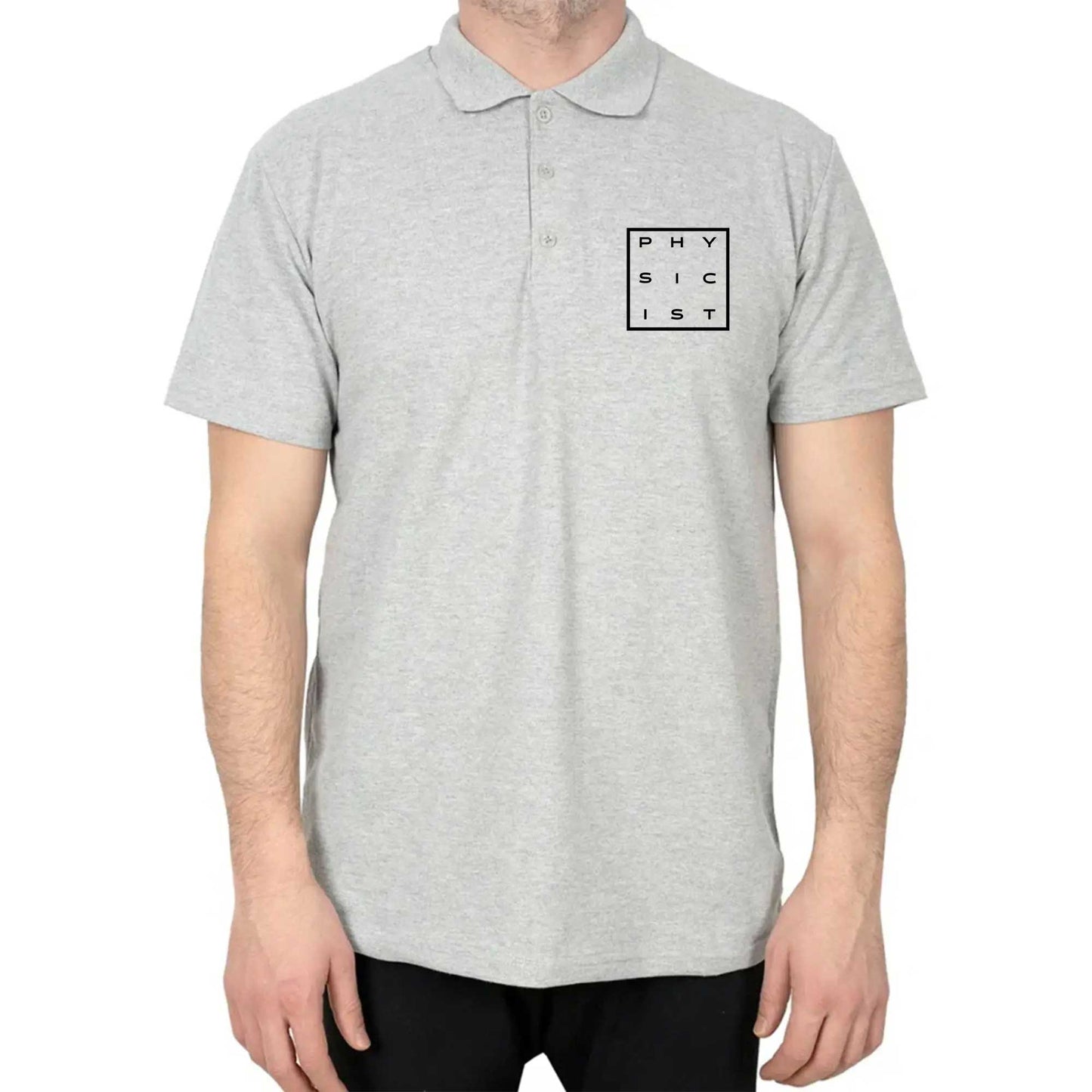 Physicist Box Polo Yaka Renkli Tişört
