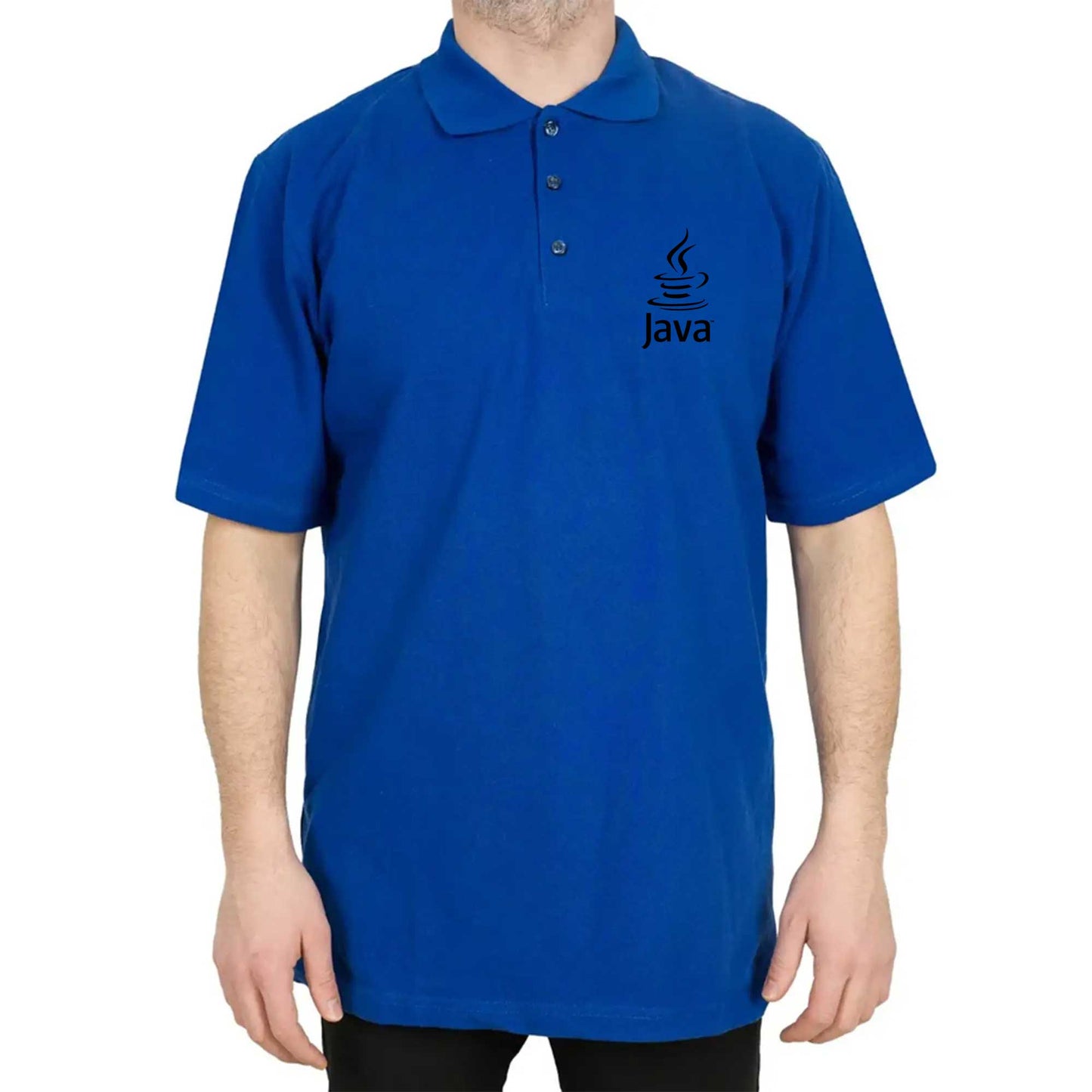 Java Logo Polo Yaka Renkli Tişört