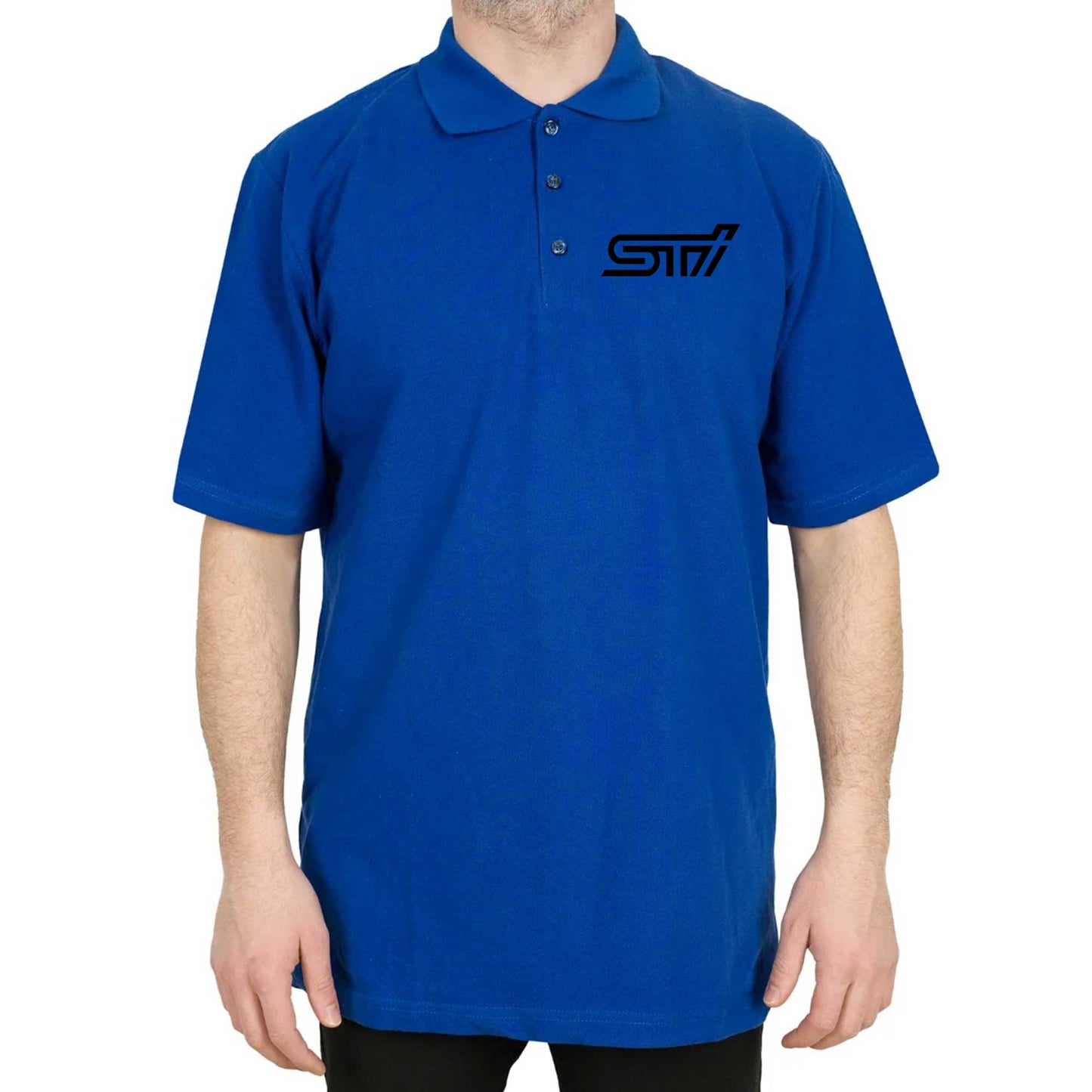 Subaru STI Logo Polo Yaka Renkli Tişört