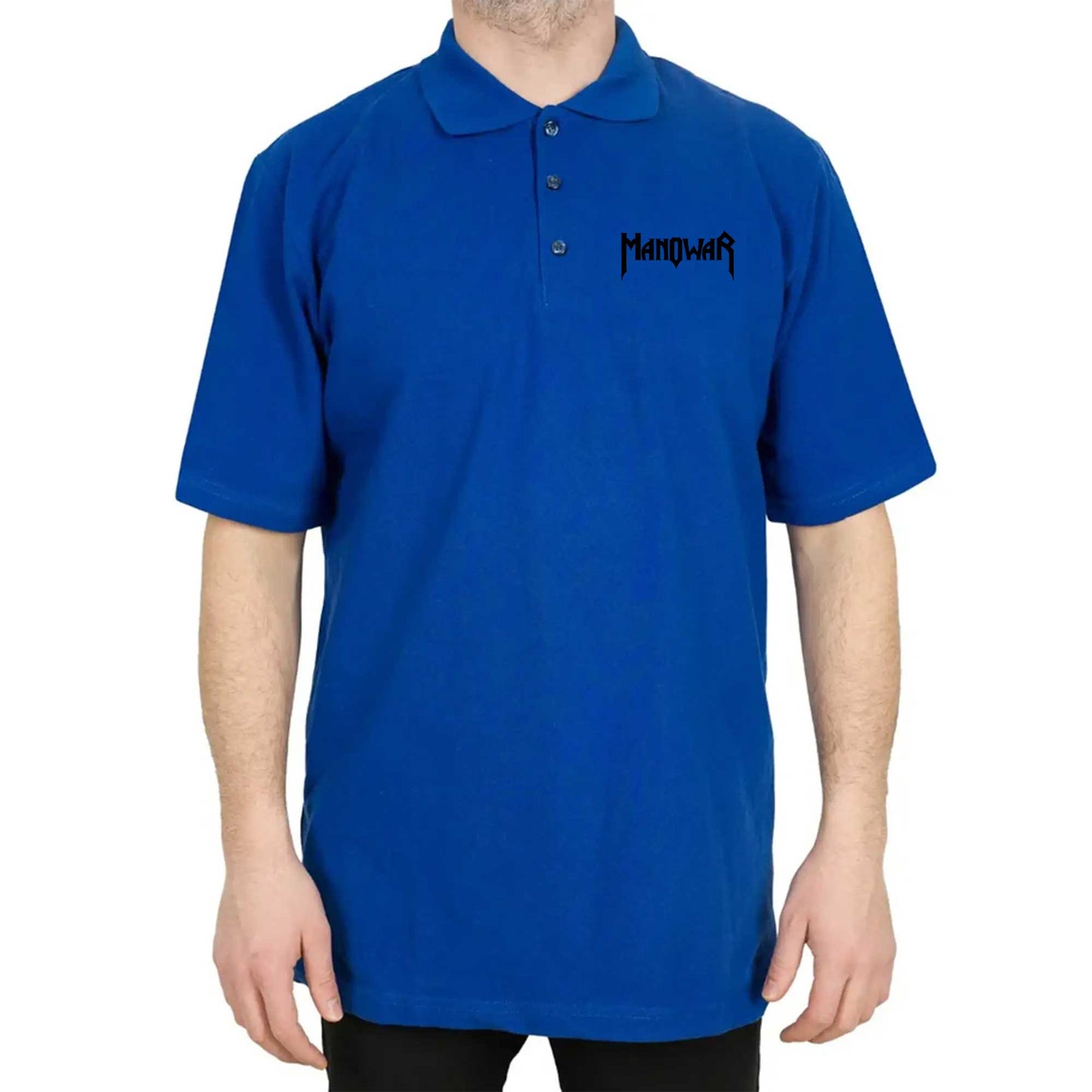 Manowar Logo Classic Polo Yaka Renkli Tişört