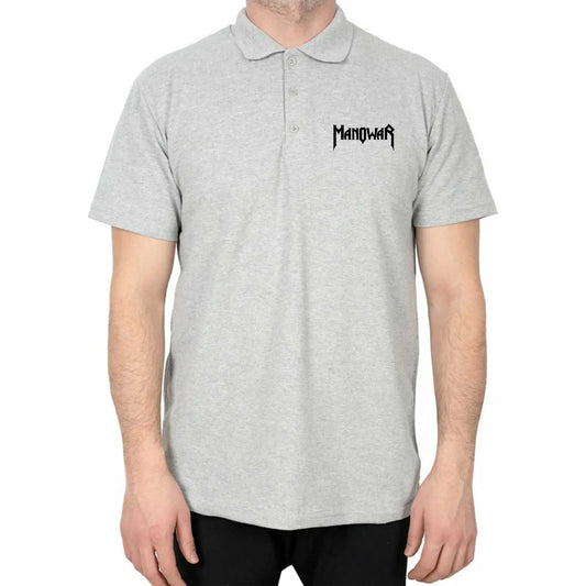 Manowar Logo Classic Polo Yaka Renkli Tişört