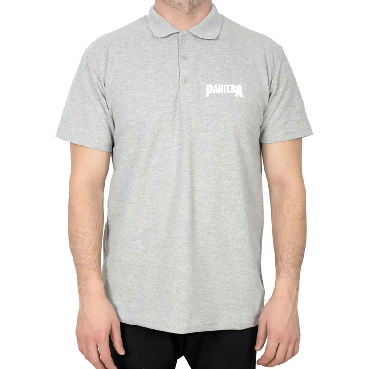 Pantera Logo Polo Yaka Renkli Tişört