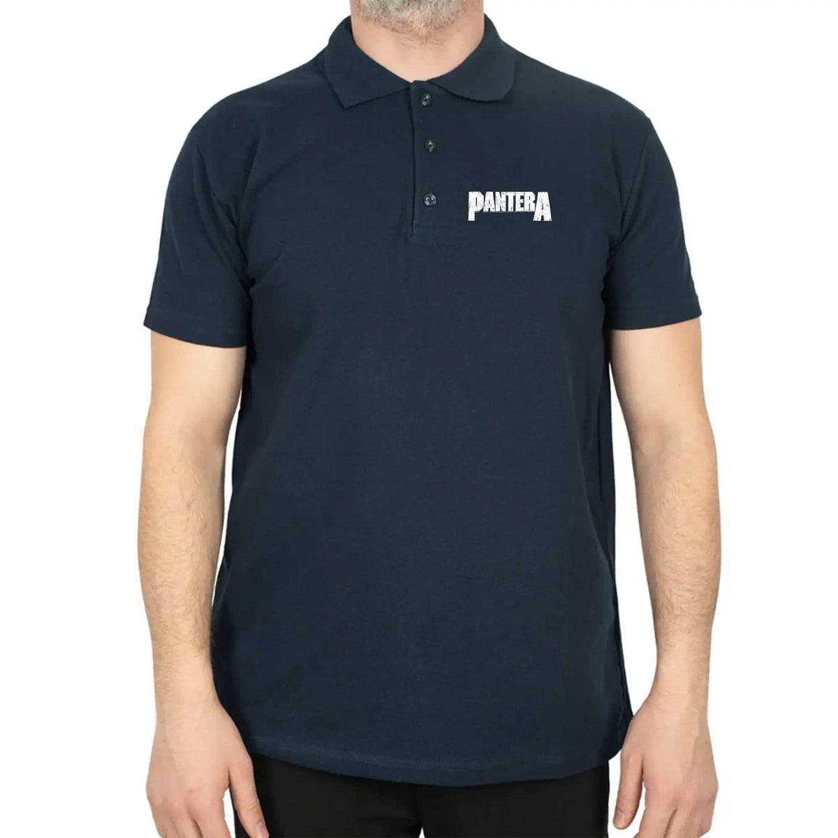Pantera Logo Polo Yaka Renkli Tişört