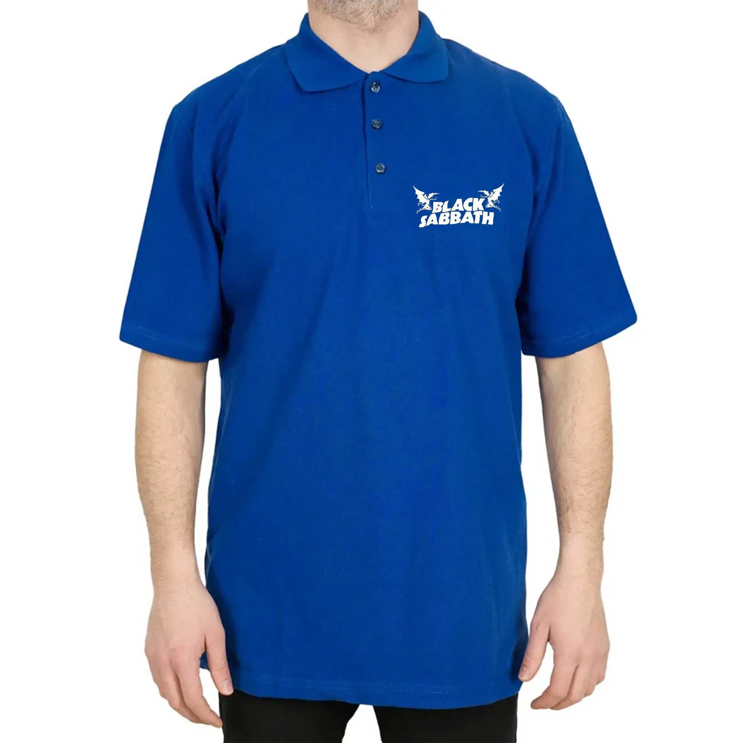 Black Sabbath Polo Yaka Renkli Tişört