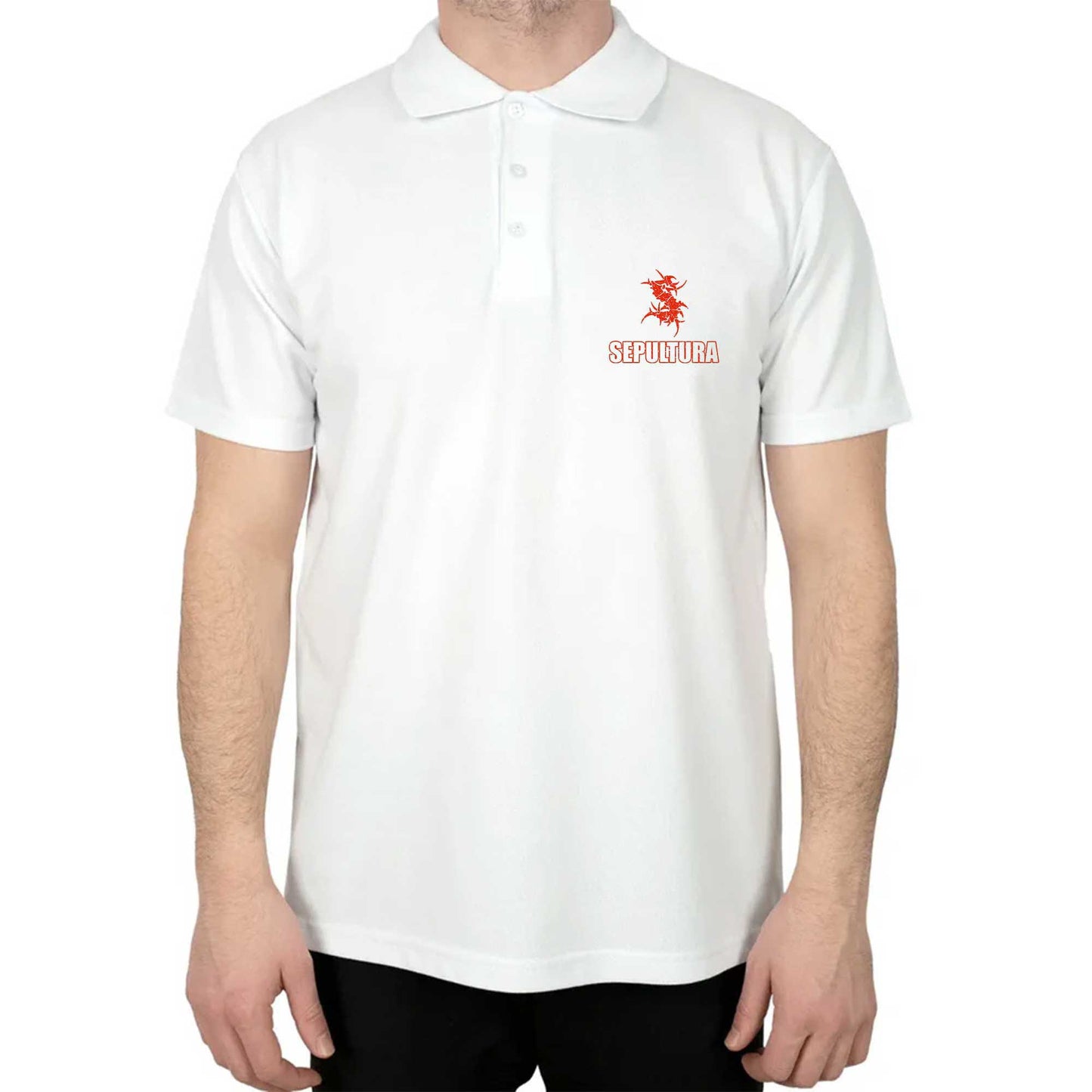 Sepultura Polo Yaka Renkli Tişört