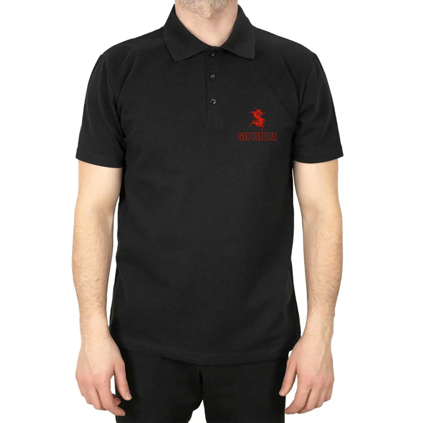 Sepultura Polo Yaka Renkli Tişört