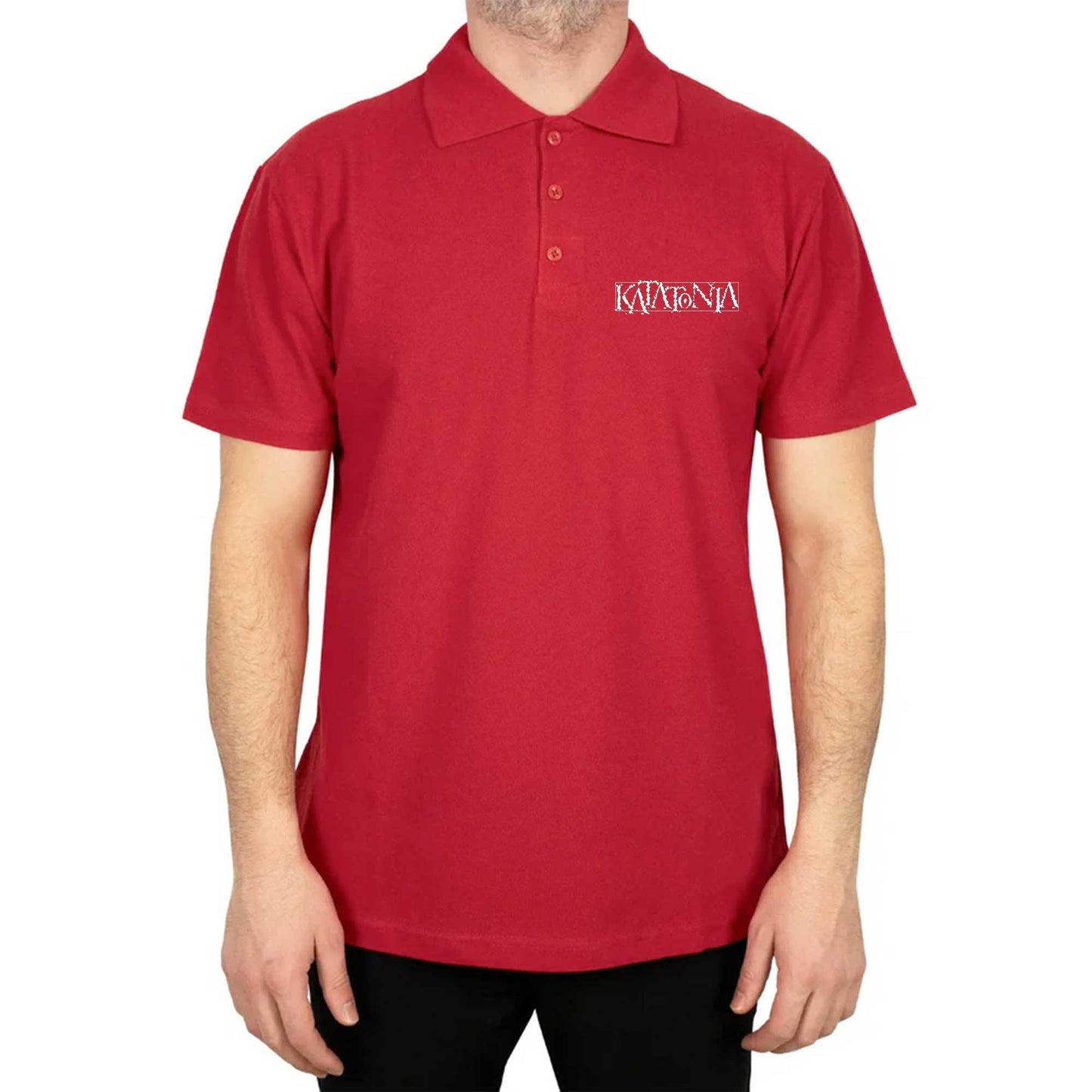 Katatonia Logo Polo Yaka Renkli Tişört