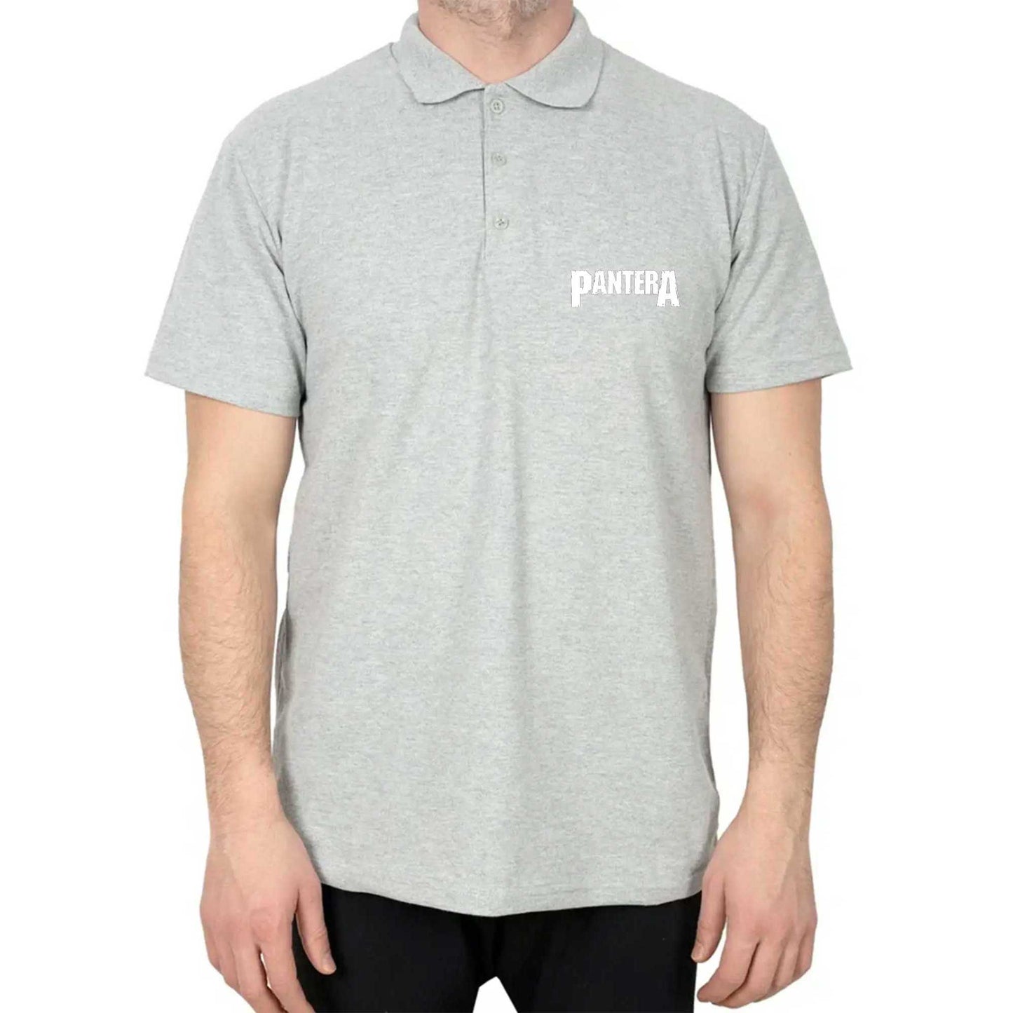 Pantera Logo Polo Yaka Renkli Tişört