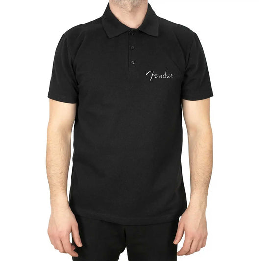 Fender Logo Polo Yaka Renkli Tişört