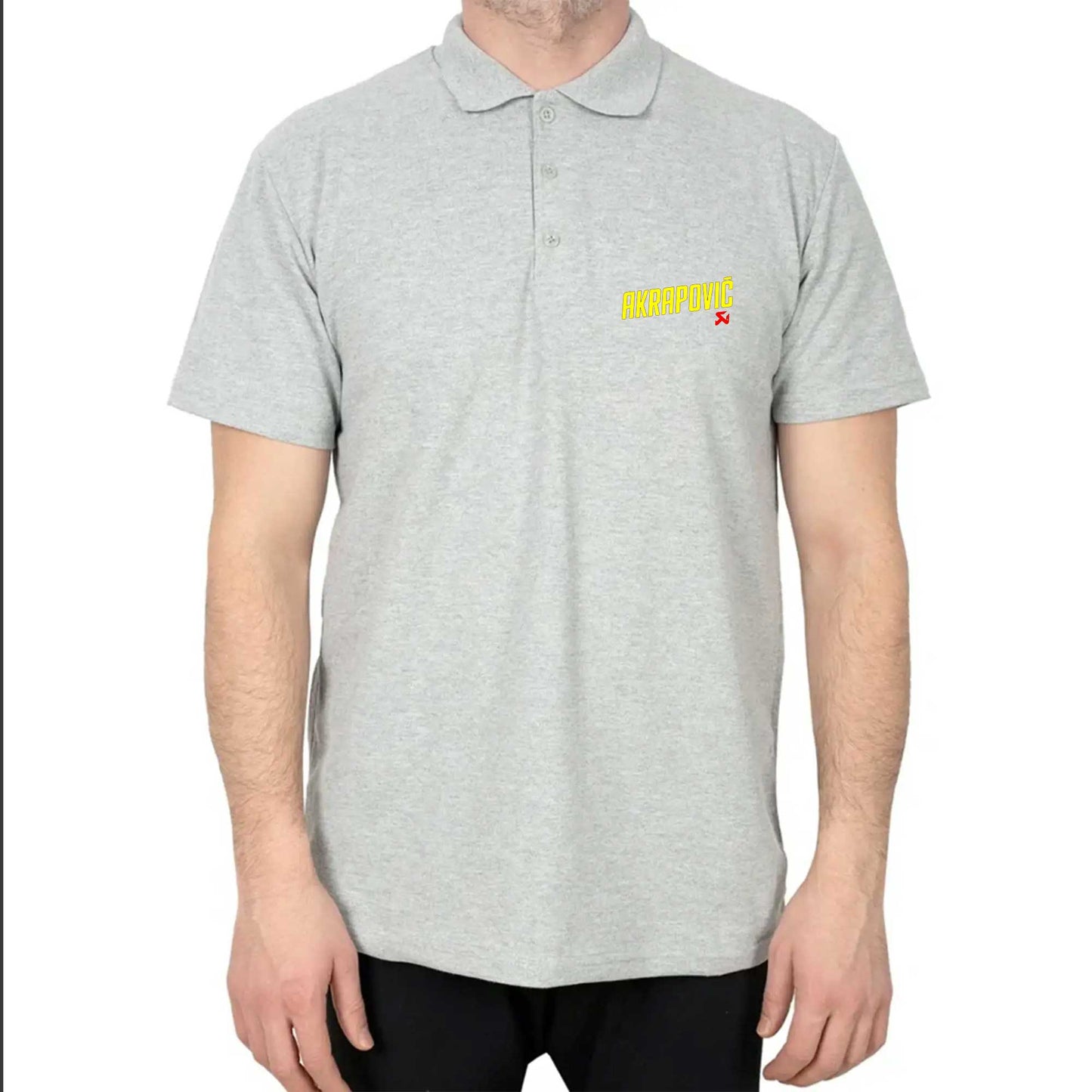 Akrapovic Logo Polo Yaka Renkli Tişört