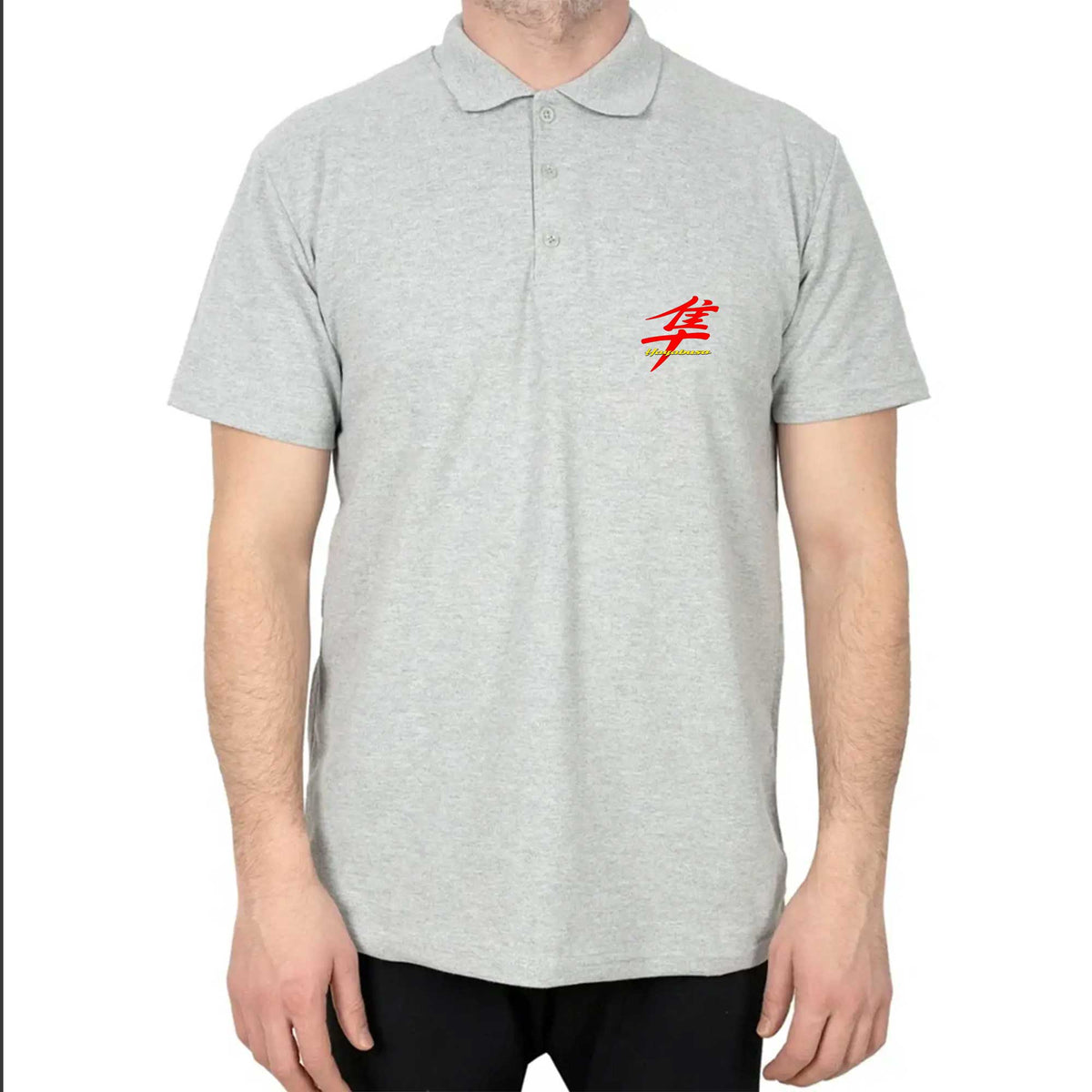 Hayabusa Logo Polo Yaka Renkli Tişört