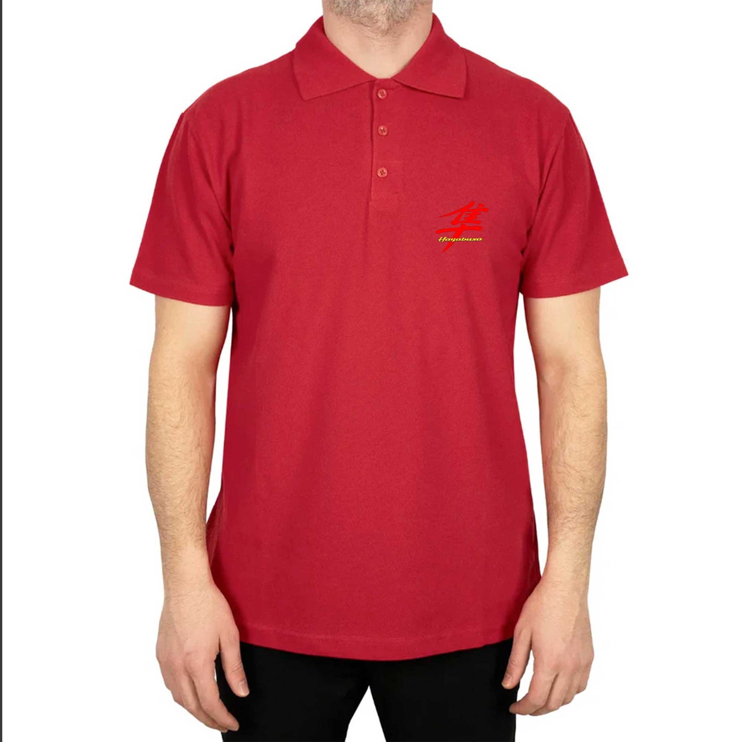 Hayabusa Logo Polo Yaka Renkli Tişört
