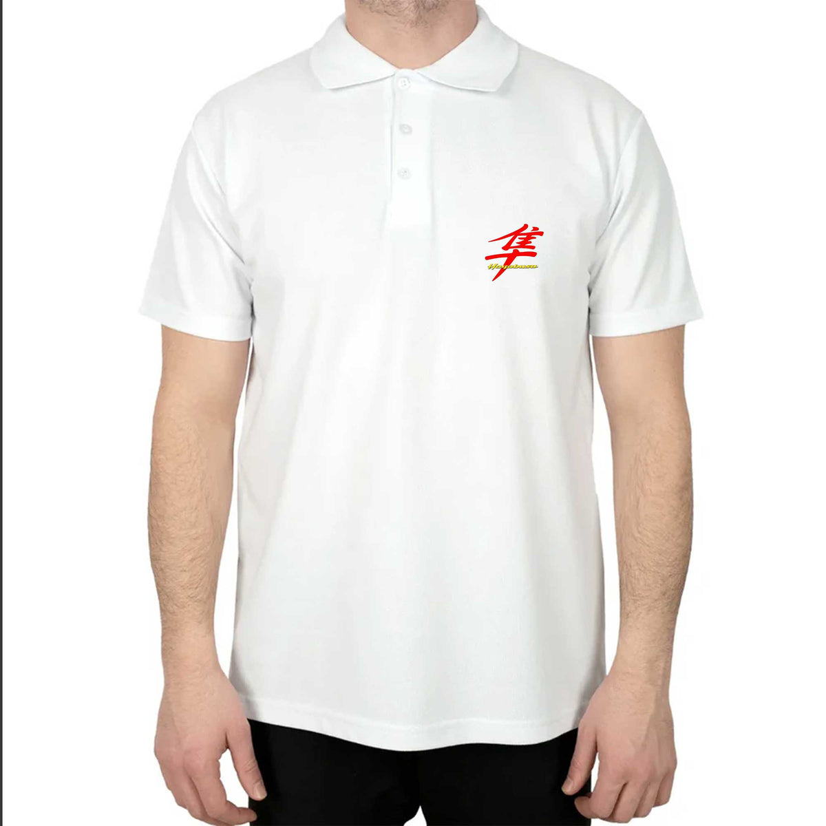 Hayabusa Logo Polo Yaka Renkli Tişört