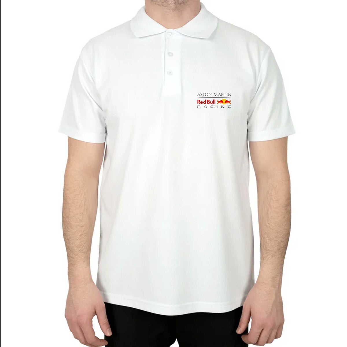 Aston Martin Redbull Racing Polo Yaka Renkli Tişört