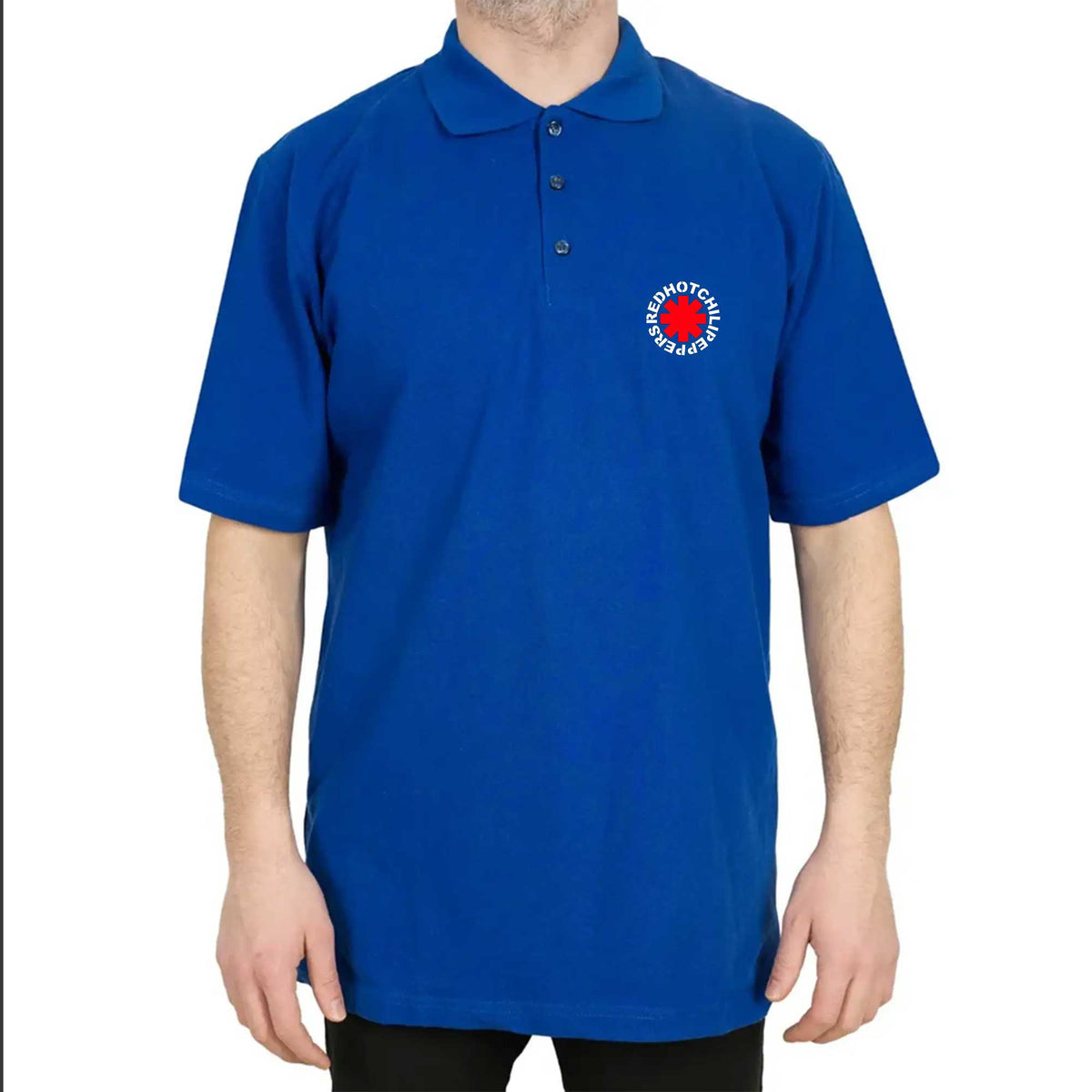 Symbol Red Hot Chill Peppers Polo Yaka Renkli Tişört