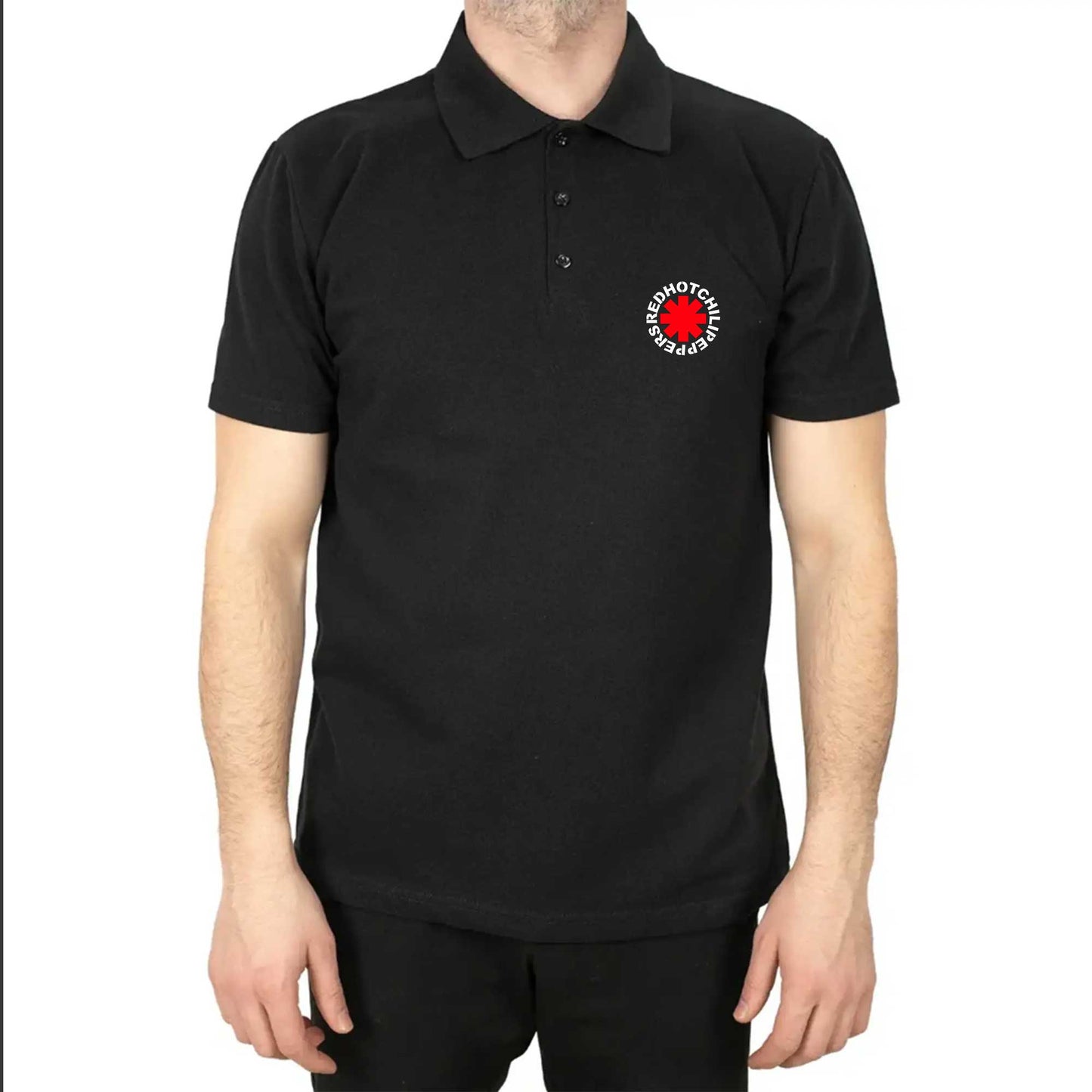 Symbol Red Hot Chill Peppers Polo Yaka Renkli Tişört