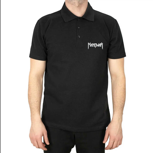 Manowar Logo Classic 2 Polo Yaka Renkli Tişört
