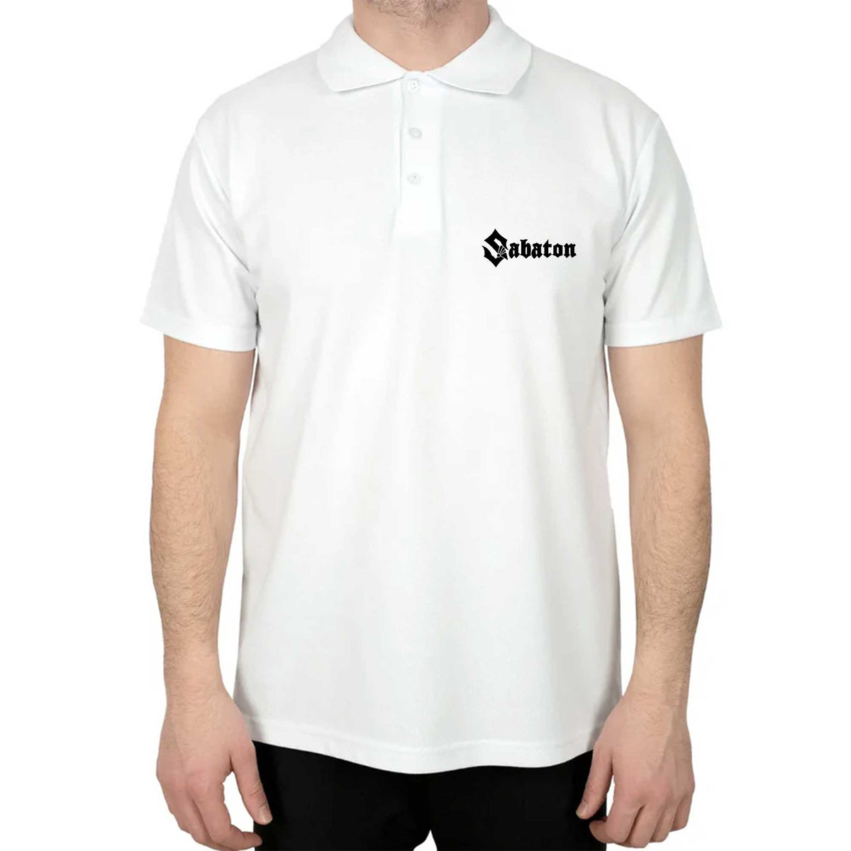 Sabaton Logo Polo Yaka Renkli Tişört