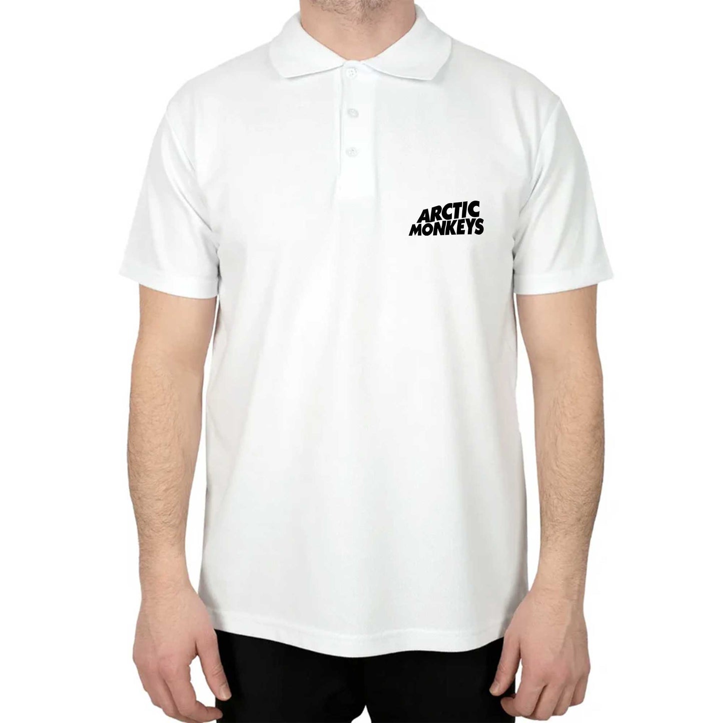 Arctic Monkeys Logo Polo Yaka Renkli Tişört