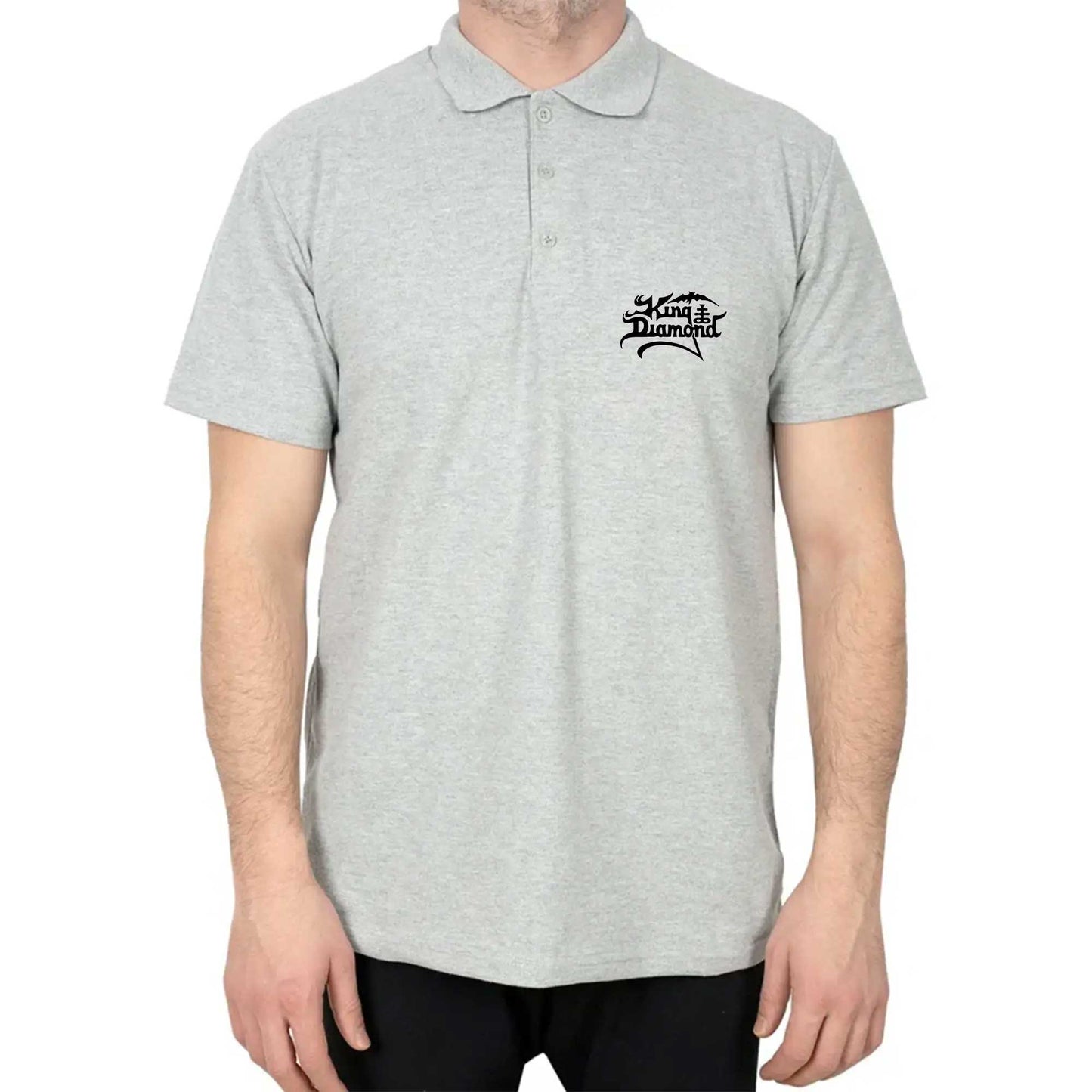 King Diamond Logo Polo Yaka Renkli Tişört