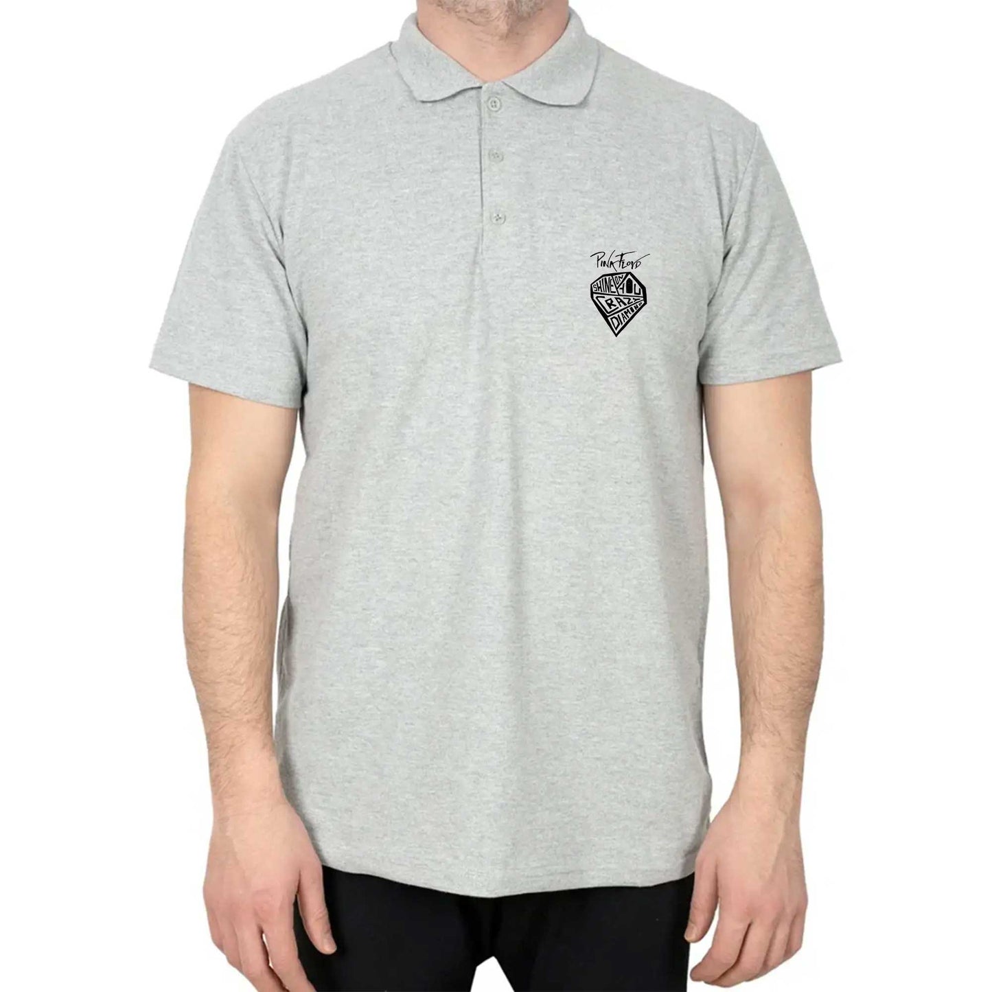 Pink Floyd Crazy Diamond Polo Yaka Renkli Tişört