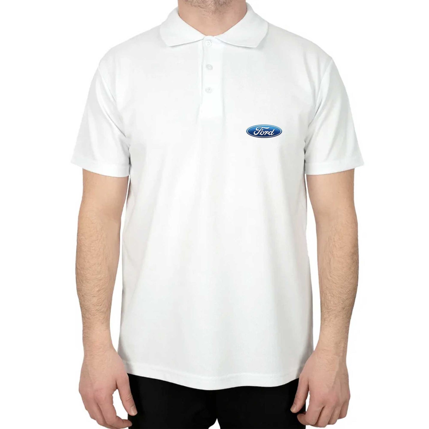 Ford Logo Polo Yaka Renkli Tişört