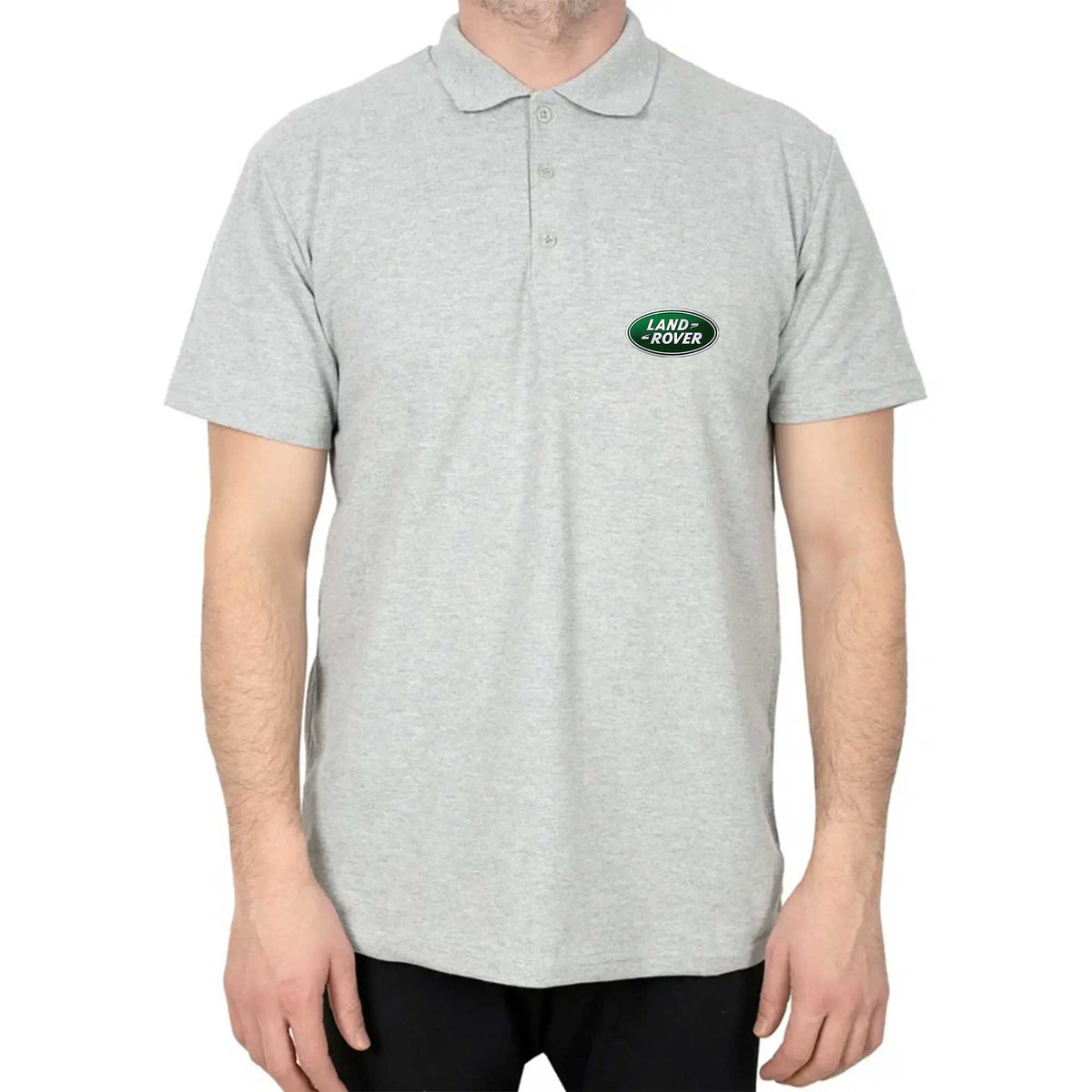 Land Rover Logo Polo Yaka Renkli Tişört