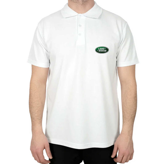 Land Rover Logo Polo Yaka Renkli Tişört