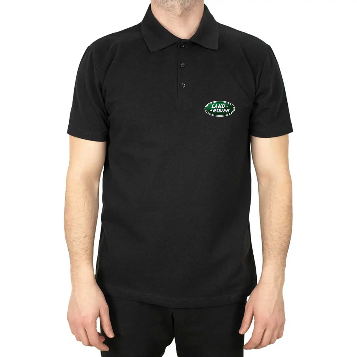 Land Rover Logo Polo Yaka Renkli Tişört