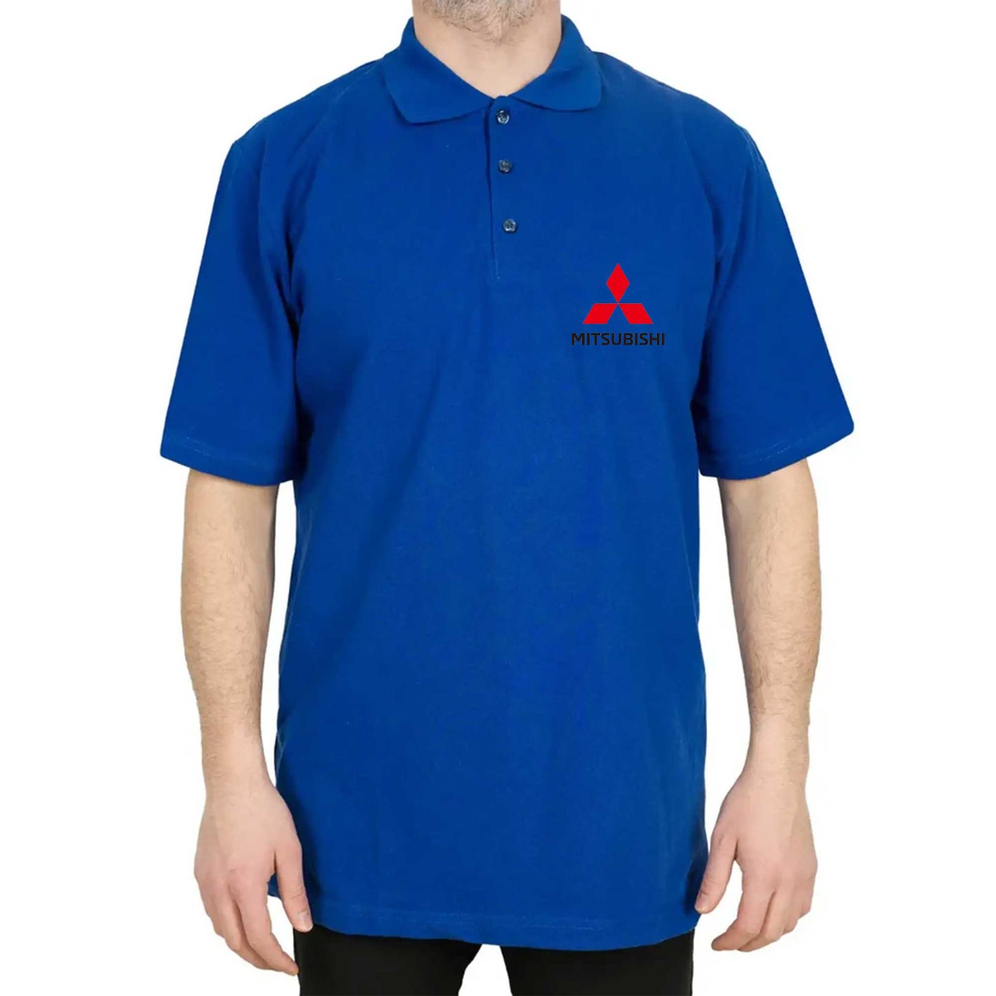 Mitsubishi Logo Polo Yaka Renkli Tişört