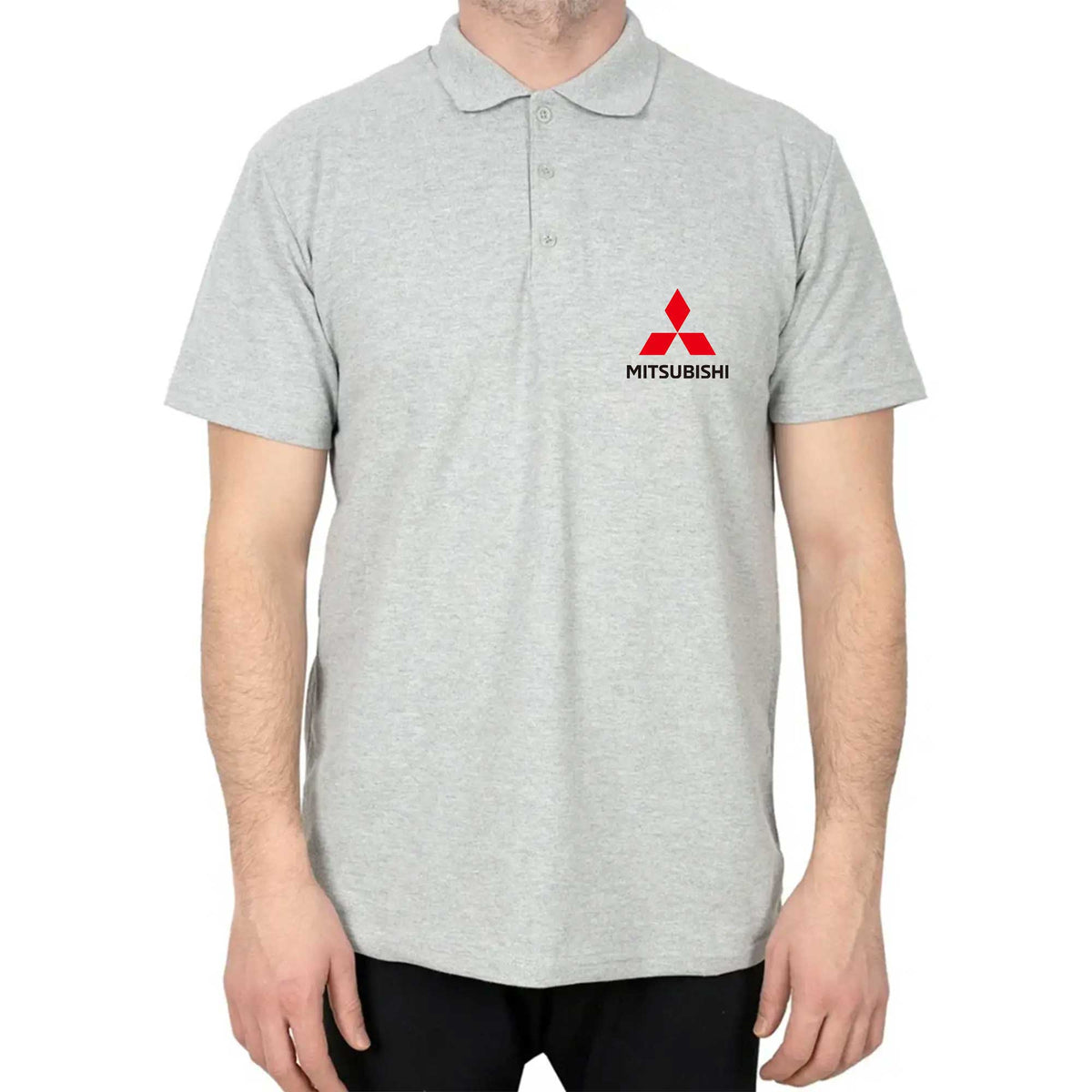 Mitsubishi Logo Polo Yaka Renkli Tişört