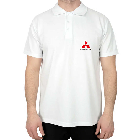 Mitsubishi Logo Polo Yaka Renkli Tişört