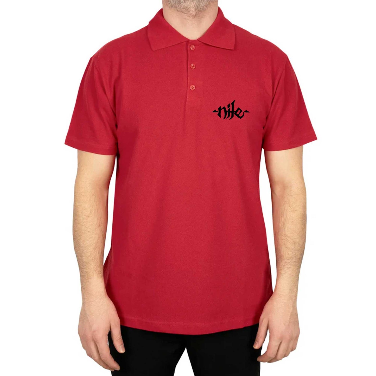 Nile Logo Polo Yaka Renkli Tişört