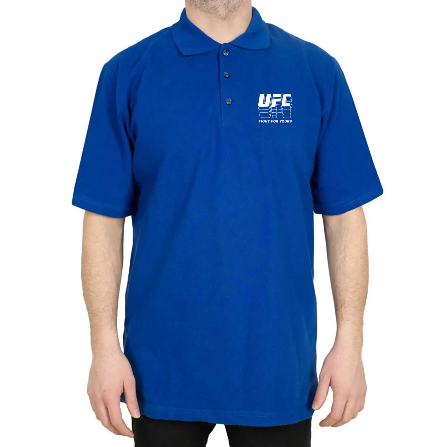 UFC FG Polo Yaka Renkli Tişört