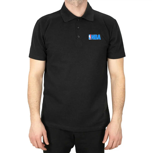 NBA Logo Polo Yaka Renkli Tişört