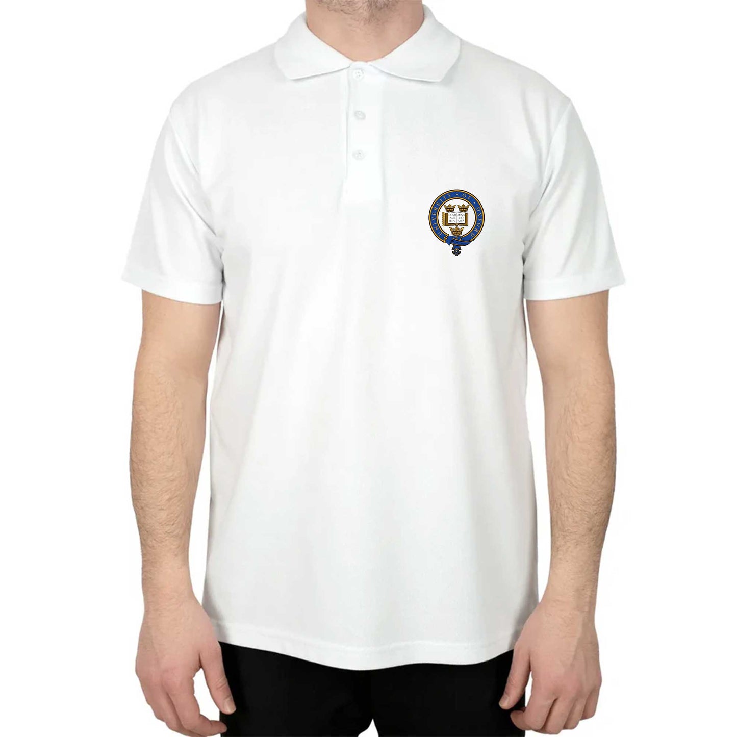 University Of Oxford Logo Polo Yaka Renkli Tişört