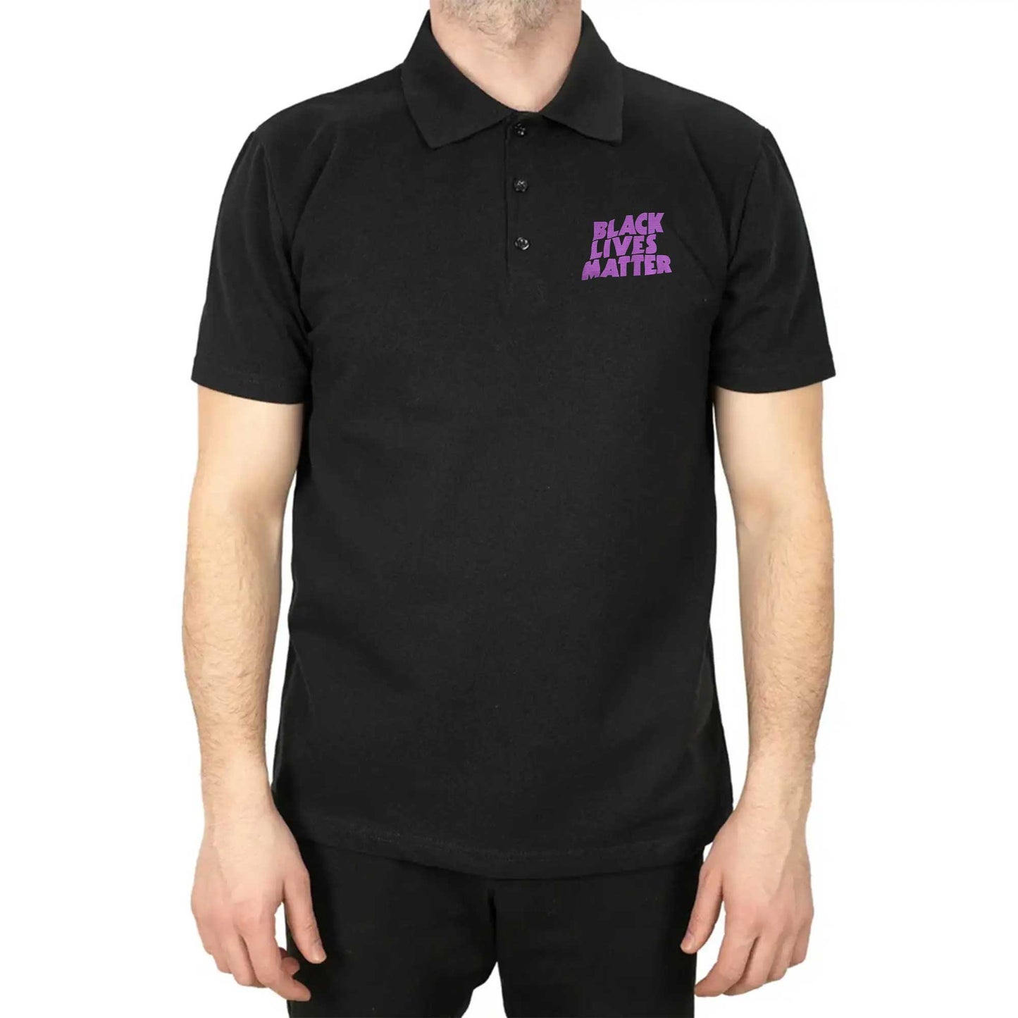Black Sabbath Black Lives Matter Polo Yaka Renkli Tişört
