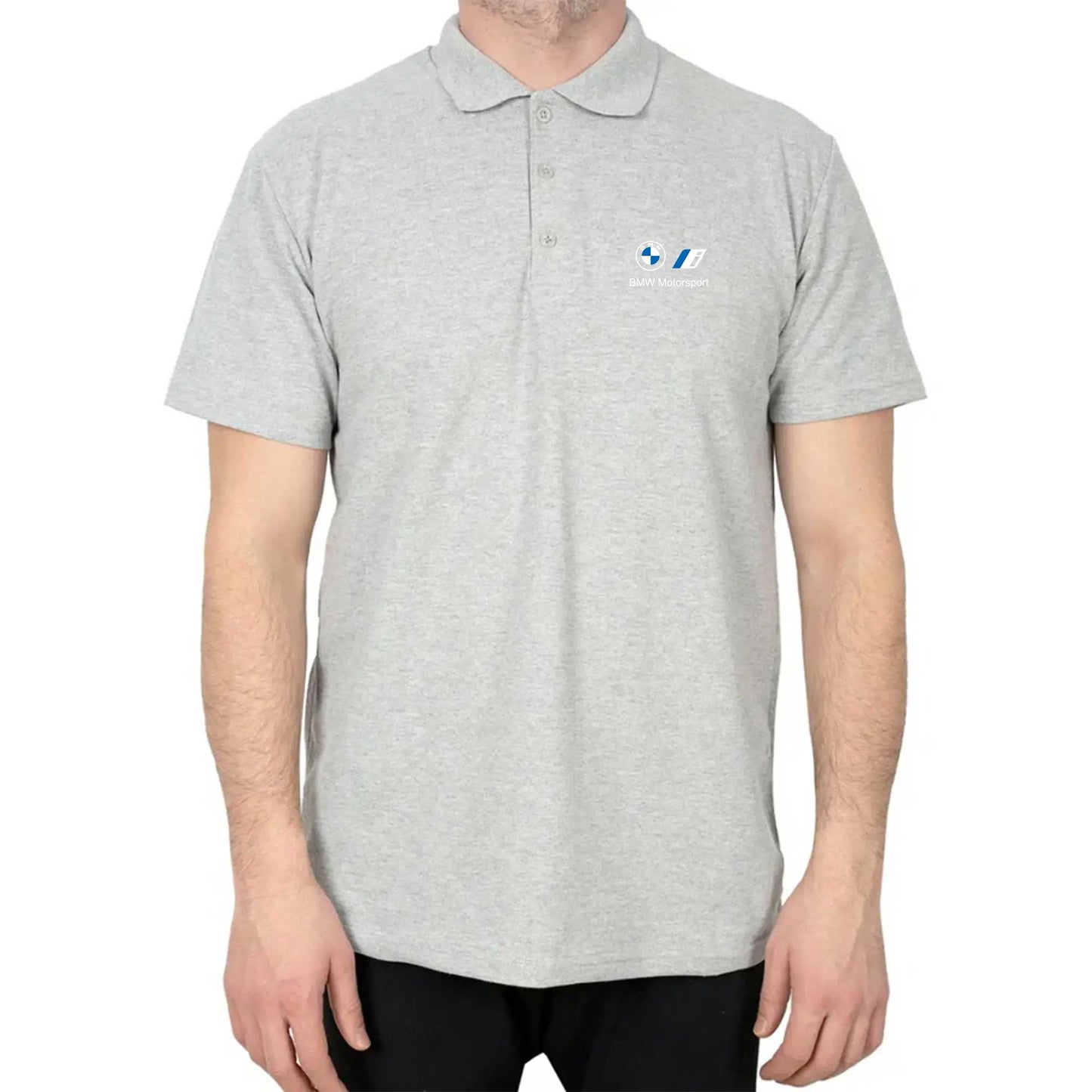 BMW New Logo Motorsports Polo Yaka Renkli Tişört