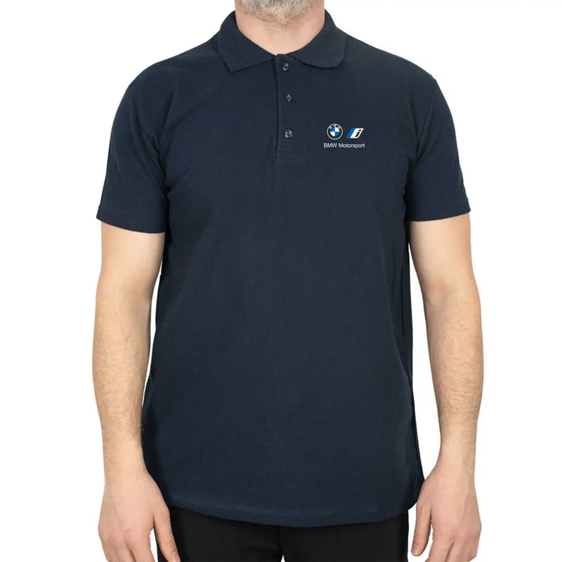 BMW New Logo Motorsports Polo Yaka Renkli Tişört