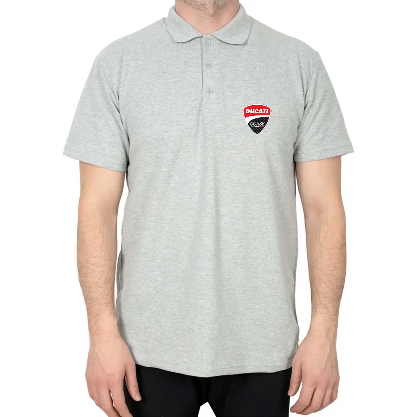 Ducati Corse Logo Polo Yaka Renkli Tişört