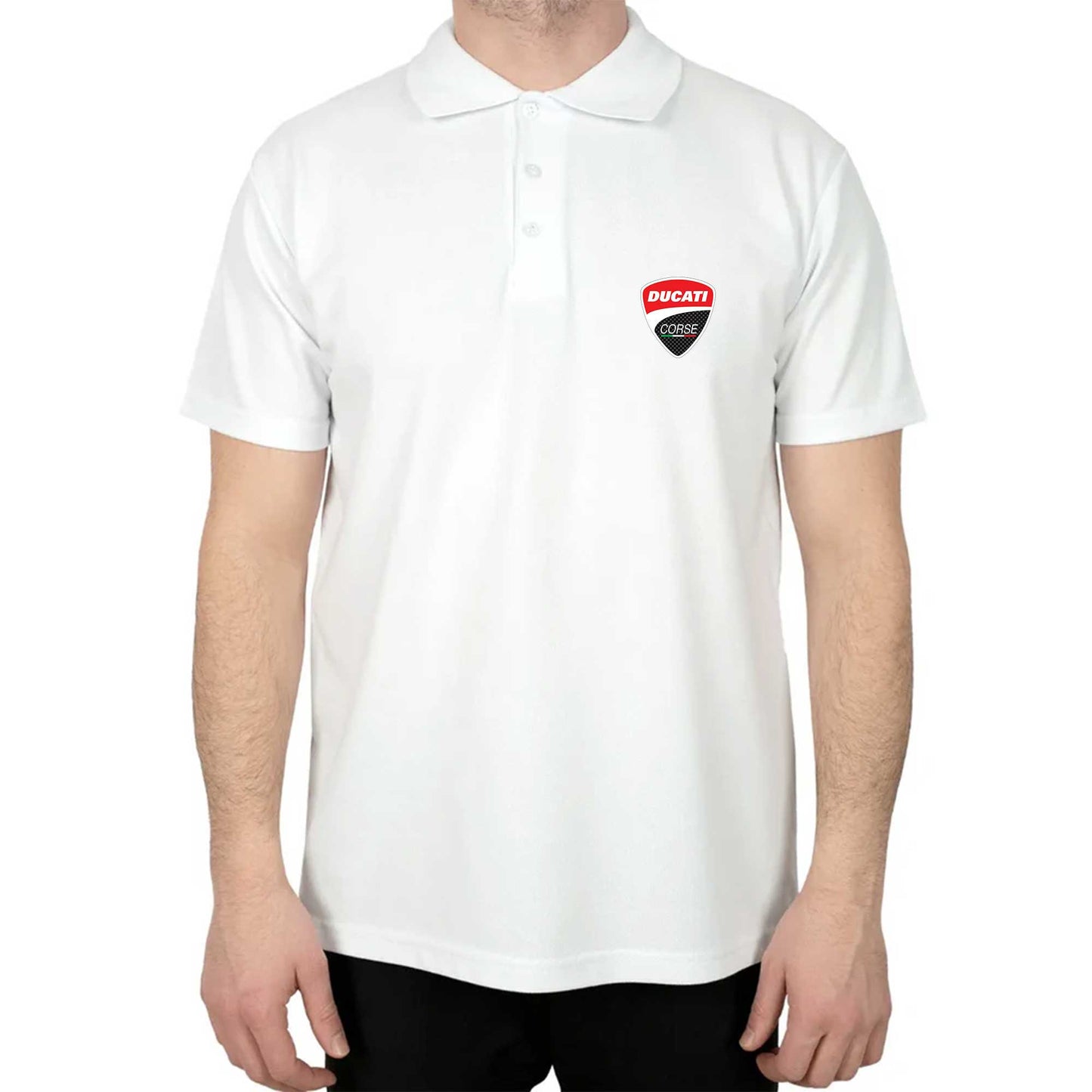 Ducati Corse Logo Polo Yaka Renkli Tişört