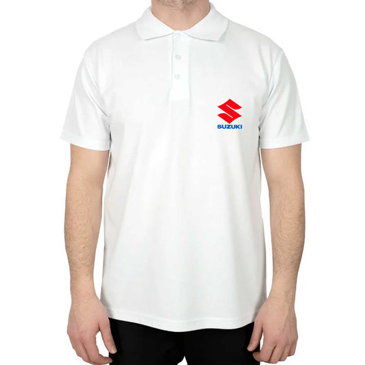 Suzuki Logo Text Polo Yaka Renkli Tişört