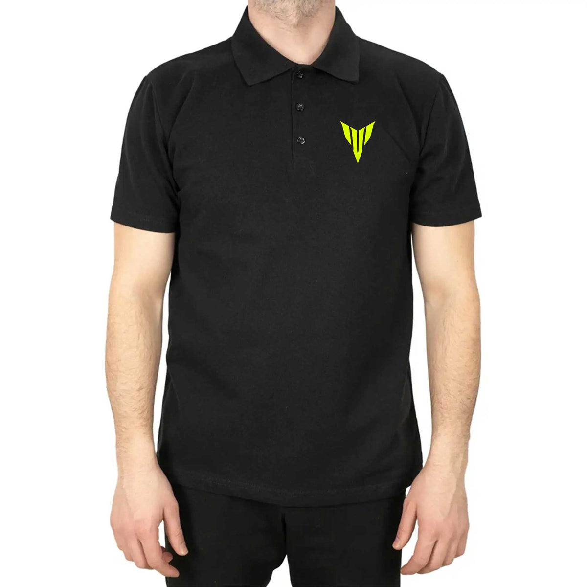 Yamaha Neon Logo Polo Yaka Renkli Tişört