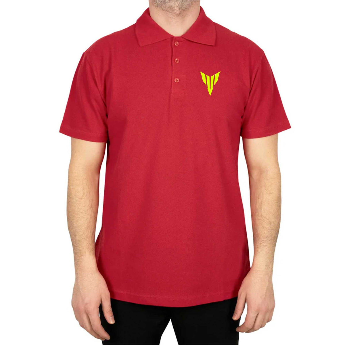 Yamaha Neon Logo Polo Yaka Renkli Tişört