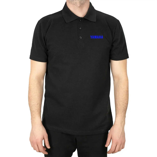 Yamaha Text Blue Polo Yaka Renkli Tişört