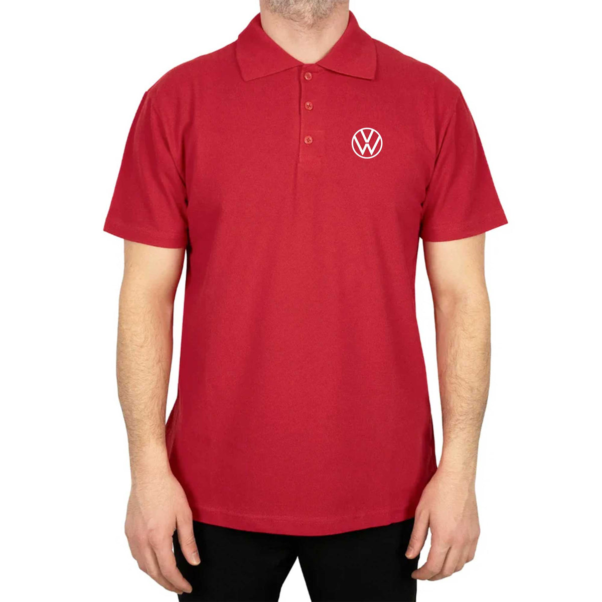Volkswagen New Logo Polo Yaka Renkli Tişört