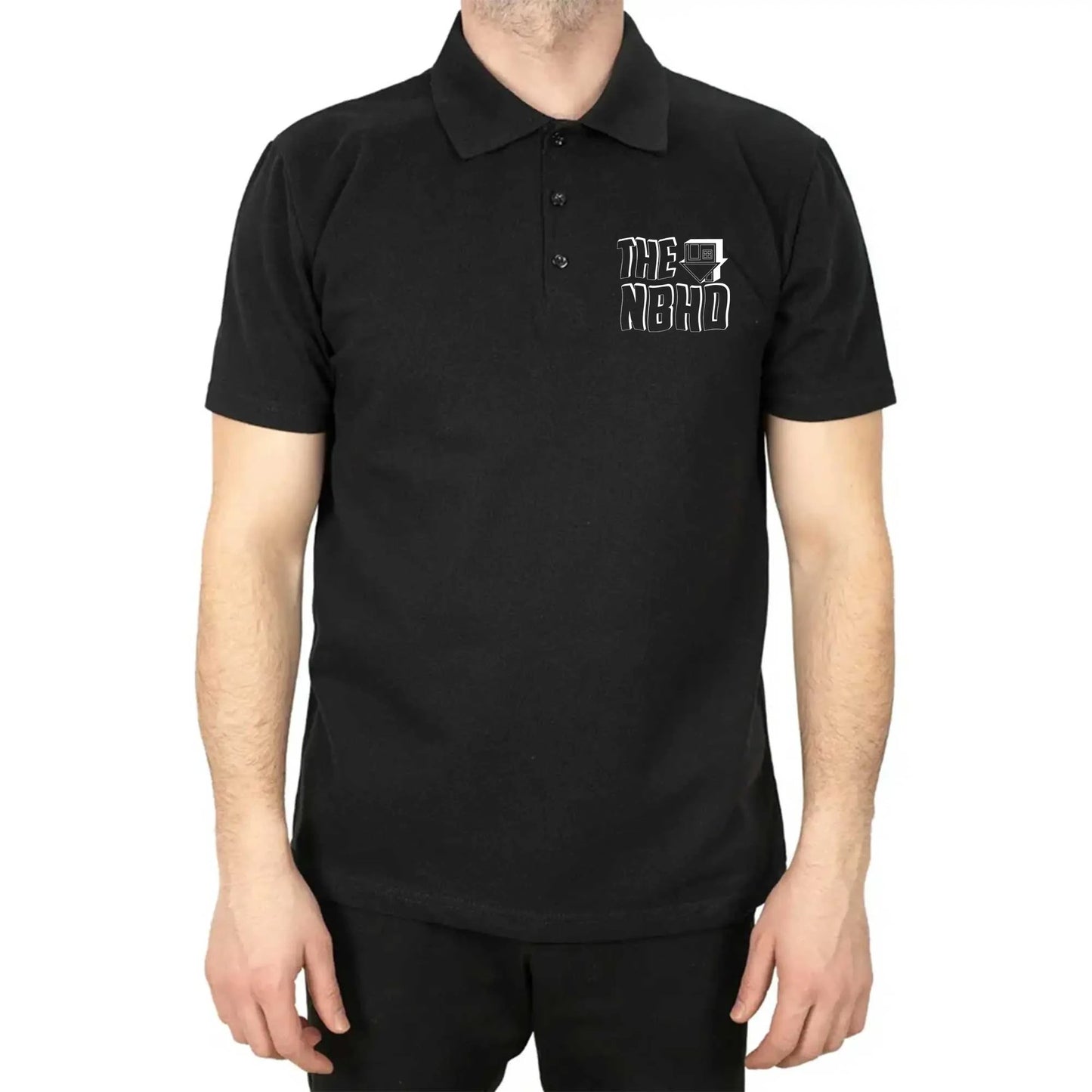 The Neighbourhood Text Polo Yaka Renkli Tişört